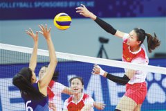 动感2019：军运会女排小组赛中国队胜巴西队