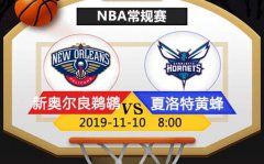 新奥尔良鹈鹕vs夏洛特黄蜂 双方不设防
